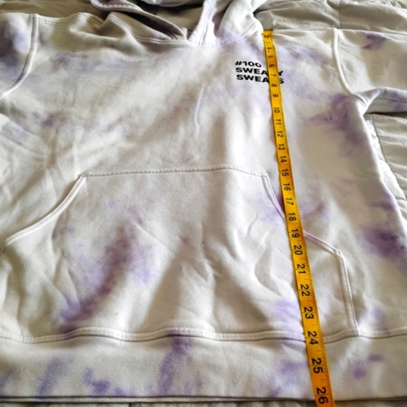 Lululemon | City Sweat Pullover Purple and White Tie-Dye | Sweaty Sweats | Large - Picture 5 of 10